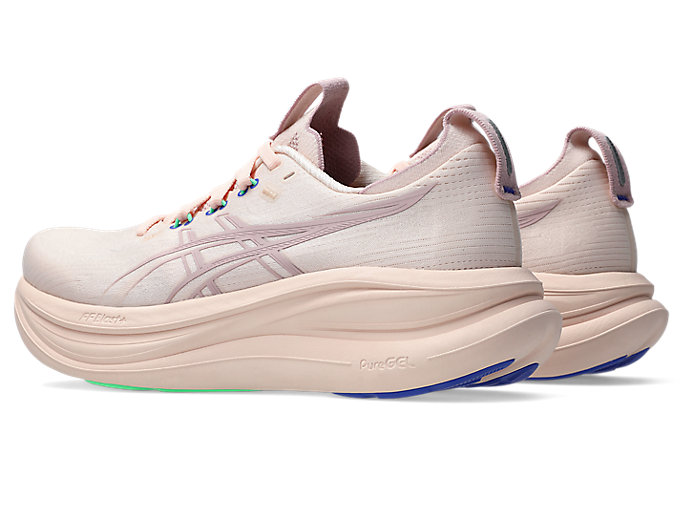 Shop (Women) ASICS GEL-NIMBUS 28 Running Shoes Pearl Pink/Morganite 1012B899-700