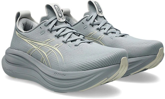 (W) ASICS GEL-NIMBUS 28 跑鞋 灰色/奶油色 1012B899-021 Order (W) ASICS GEL-NIMBUS 28 跑鞋 灰色/奶油色 1012B899-021