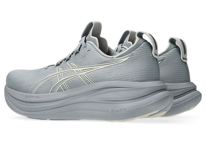 Lookbook (W) ASICS GEL-NIMBUS 28 跑鞋 灰色/奶油色 1012B899-021