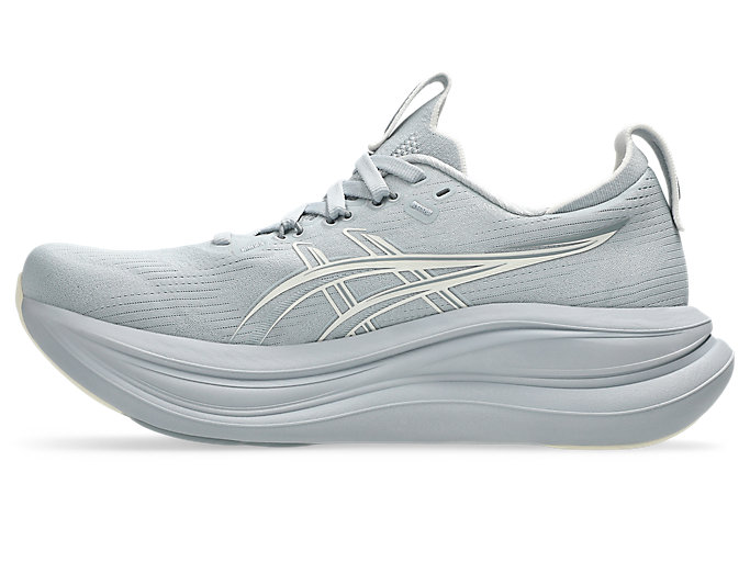 Shop (W) ASICS GEL-NIMBUS 28 跑鞋 灰色/奶油色 1012B899-021