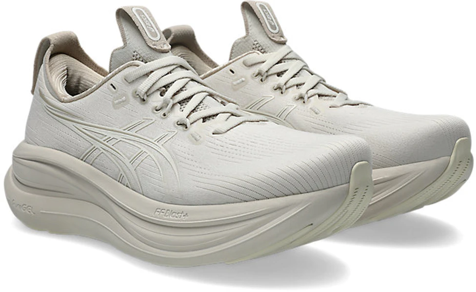 (W) ASICS GEL-NIMBUS 28 Hardloopschoenen Soft Oat/Cream 1012B899-251 Lookbook (W) ASICS GEL-NIMBUS 28 Hardloopschoenen Soft Oat/Cream 1012B899-251