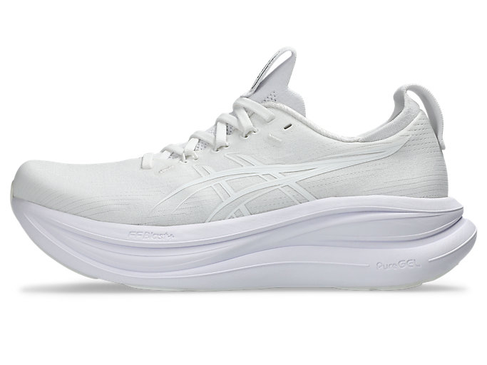 Cheap (W) ASICS GEL-NIMBUS 28 Kasut Lari Putih/Putih 1012B899-100