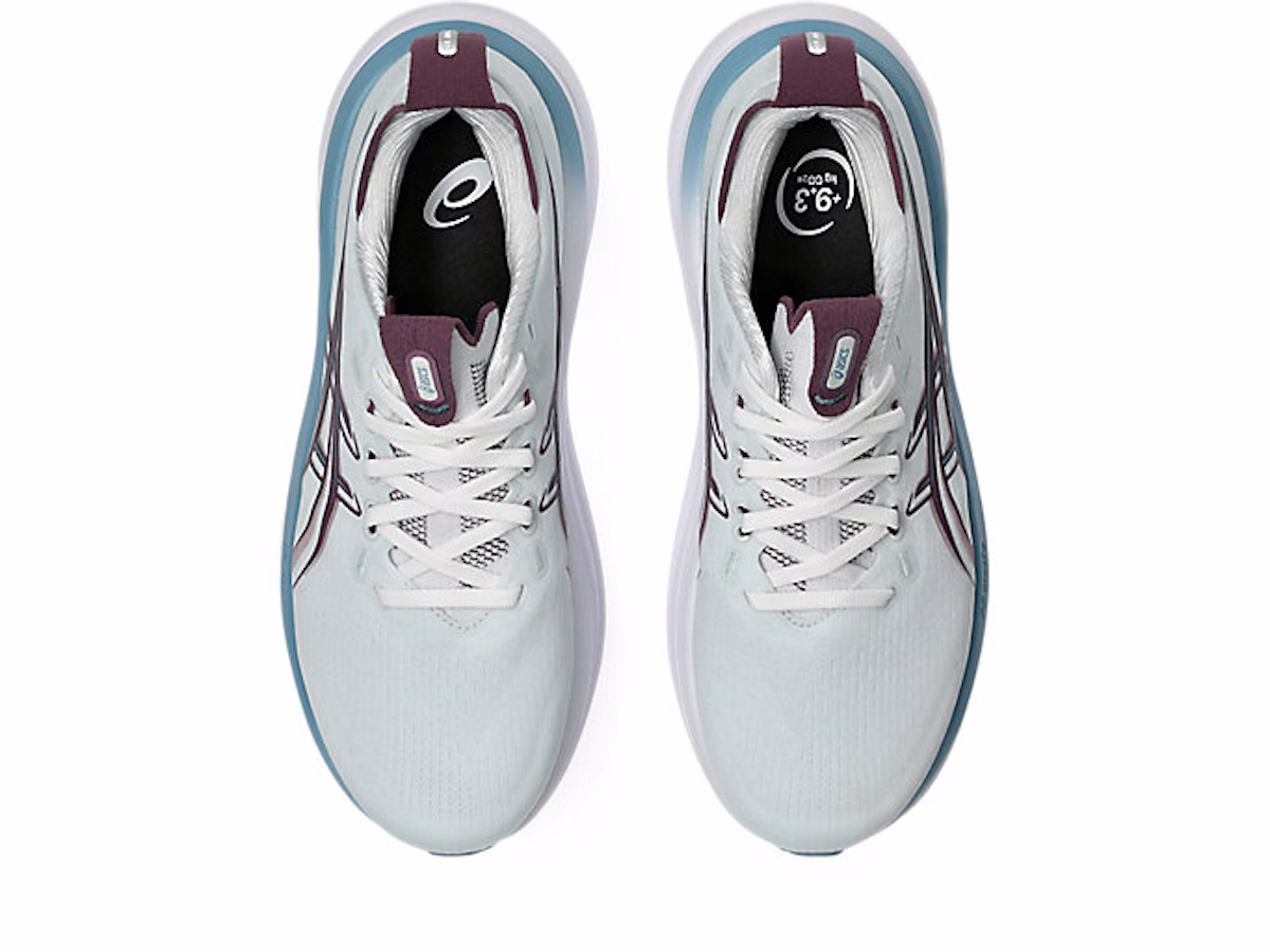 (Women) ASICS GEL-NIMBUS 28 Wide Running Shoes Arctic Blue/Velvet Purple