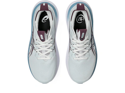 (Women) ASICS GEL-NIMBUS 28 Wide Running Shoes Arctic Blue/Velvet Purple