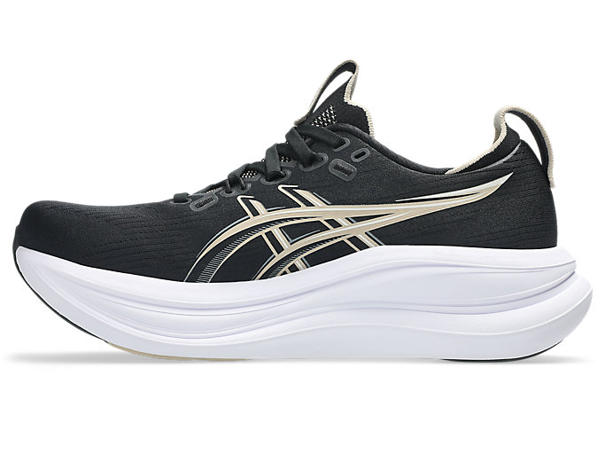 Shop (W) ASICS GEL-NIMBUS 28 Wide Sepatu Lari Hitam/Abu-abu Muda 1012B917-002