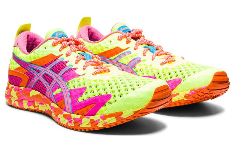 Lookbook (W) ASICS Gel-Noosa Tri 12 Geel/Roze/Oranje 1012B125-753