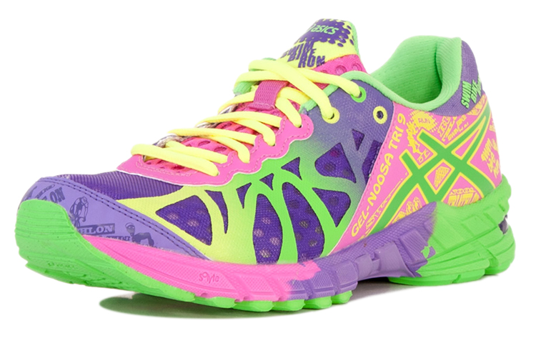 Lookbook (W) ASICS Gel-Noosa Tri 9 ''Paars Roze Groen'' T458Q-3670