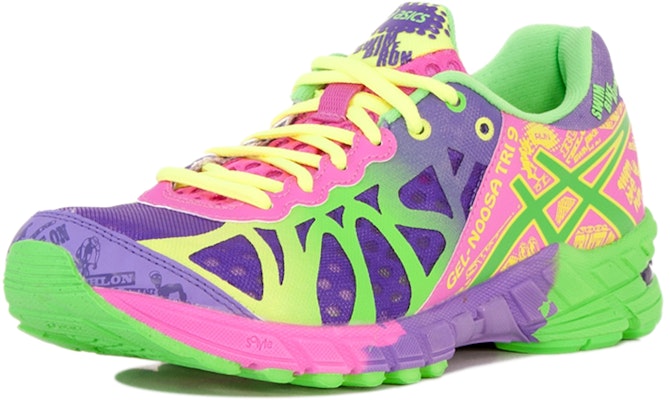 (Women) ASICS Gel-Noosa Tri 9 'Purple Pink Green' T458Q-3670 Lookbook (Women) ASICS Gel-Noosa Tri 9 'Purple Pink Green' T458Q-3670