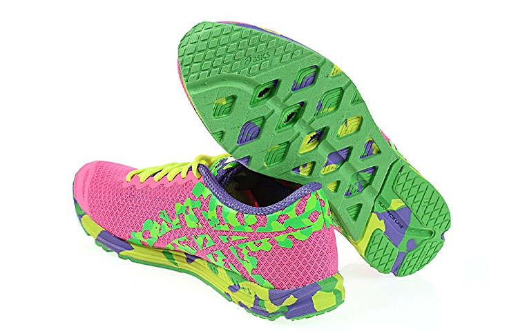 Shop (W) アシックス ゲルヌーサファスト2 ピンクグリーン T459Q-3570