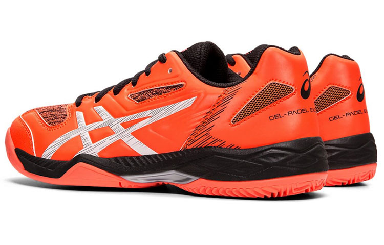 Shop Asics Gel-Padel Exclusive 5 訓練鞋 女款 橙黑