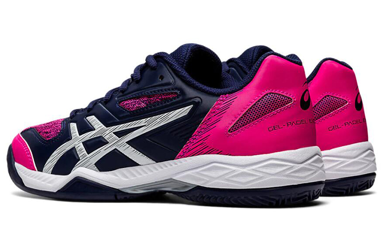 Shop Asics Gel-Padel Exclusive 5 SG 女性款 藍粉色 跑步鞋