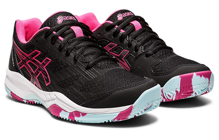 Lookbook Asics Gel-Padel Exclusive 6 耐磨防滑壁球鞋 女款 黑玫瑰粉