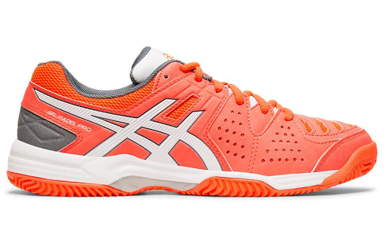 Order (W) ASICS Gel-Padel Pro 3 SG Chaussures Running Blanc/Orange E561Y-702