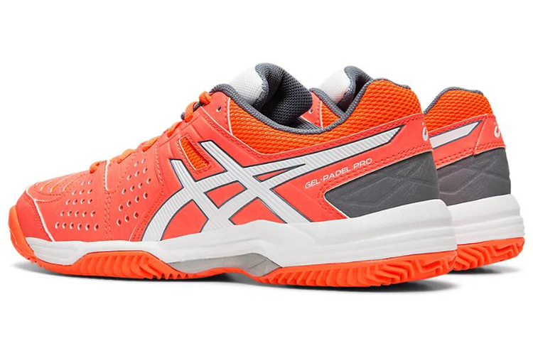 Shop (W) ASICS Gel-Padel Pro 3 SG Chaussures Running Blanc/Orange E561Y-702
