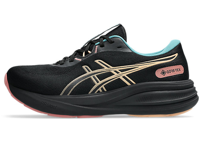 Cheap (W) ASICS GEL-PULSE 17 GTX Kasut Lari Hitam/Apricot Crush 1012B926-001