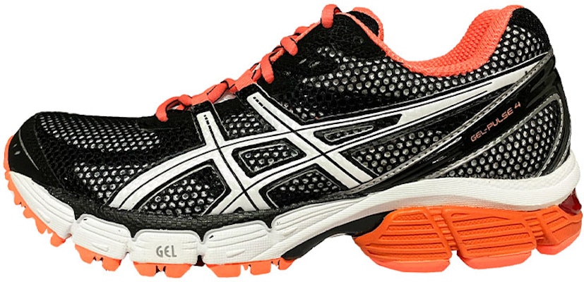 Asics Gel-Pulse 4 休閒跑步鞋 女款 黑白橙 Buy Asics Gel-Pulse 4 休閒跑步鞋 女款 黑白橙