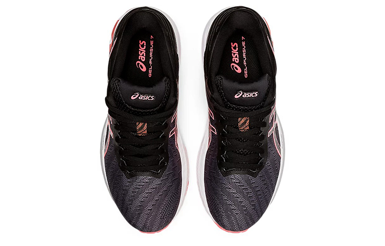 Lookbook Asics Gel-Pursue 7 減震防滑運動跑步鞋 女款 黑紅 D寬