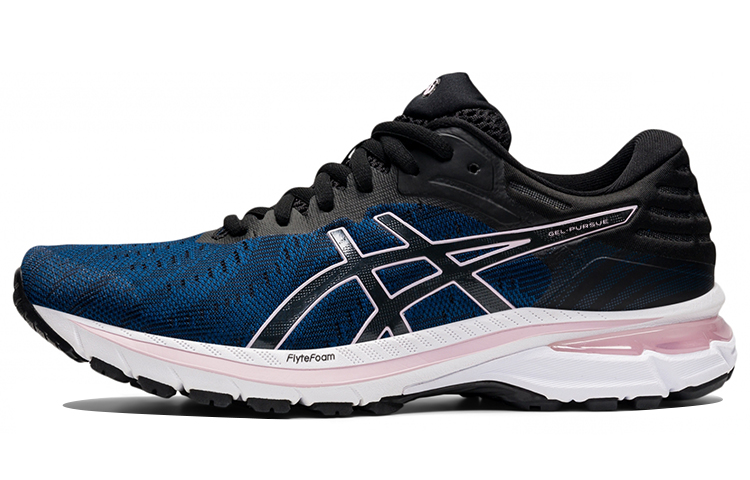 (Women) ASICS Gel-Pursue 7 W Wide 'Blue Black Pink' 1012A906-404