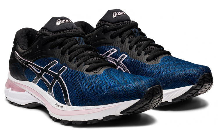 Lookbook (W) ASICS Gel-Pursue 7 W Wide ''Blauw Zwart Roze'' 1012A906-404