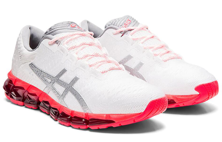 Shop （女性）ASICS Gel Quantum 360 5 柔紋針織‘白紅’ 1022A132-100