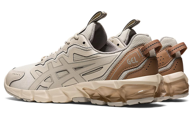 Shop 亞瑟士Gel-Quantum 90 舒適百搭 耐磨 低幫 跑步鞋 女款 灰棕