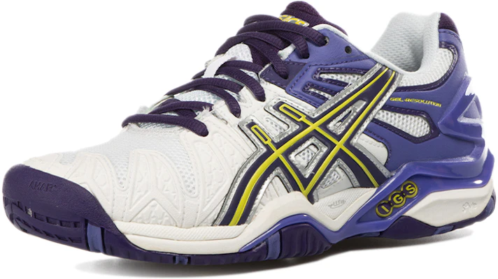 (Women) ASICS Gel-Resolution 5 'White Purple' E350Y-0133 Lookbook (Women) ASICS Gel-Resolution 5 'White Purple' E350Y-0133