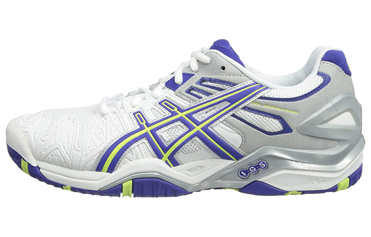 (W) ASICS Gel-Resolution 5 'White Purple Grey'