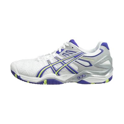 (W) ASICS Gel-Resolution 5 'White Purple Grey'