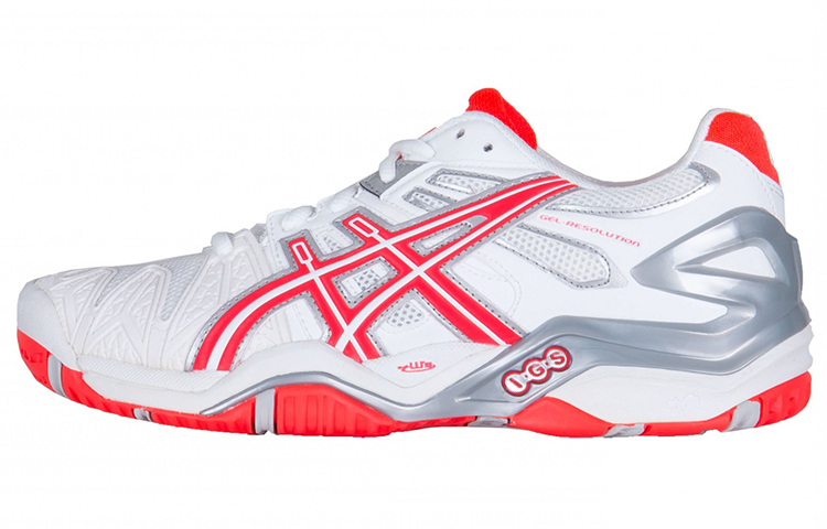 (W) ASICS Gel-Resolution 5 'White Silver Pink'