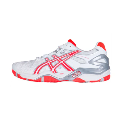 (W) ASICS Gel-Resolution 5 'White Silver Pink'