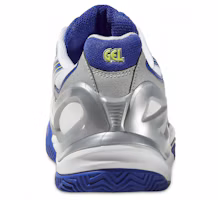 Shop Asics Gel-Resolution 5 Clay 減震防滑運動跑鞋 女款 白灰