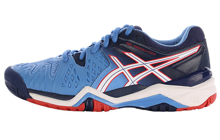 (Women) ASICS Gel-Resolution 6 'Blue Red' E550Y-4701