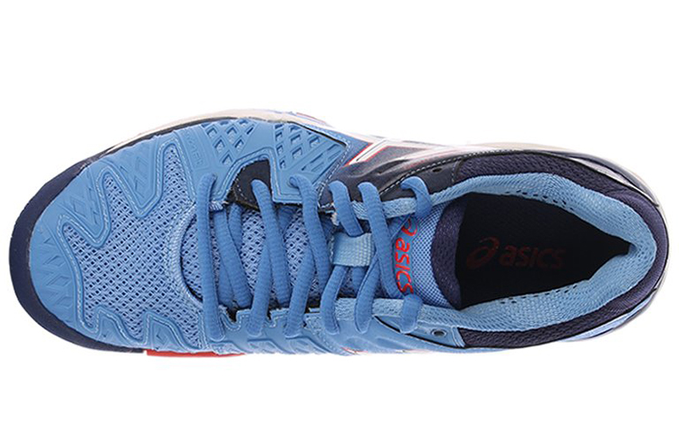 Lookbook (W) ASICS Gel-Resolution 6 'Biru Merah' E550Y-4701