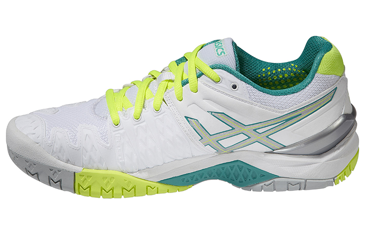 (Women) ASICS Gel-Resolution 6 'White Green' E550Y-0188