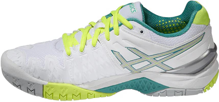 (Women) ASICS Gel-Resolution 6 'White Green' E550Y-0188 (Women) ASICS Gel-Resolution 6 'White Green' E550Y-0188