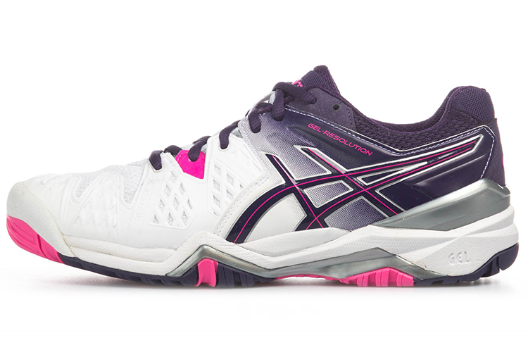 (Women) ASICS Gel-Resolution 6 'White Purple' E550Y-0133