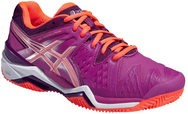 (W) ASICS Gel-Resolution 6 Clay ''Paars Oranje'' E553Y-2106 Order (W) ASICS Gel-Resolution 6 Clay ''Paars Oranje'' E553Y-2106