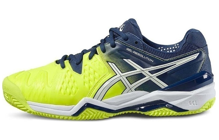 (Women) ASICS Gel-Resolution 6 Clay 'Yellow Blue' E503Y-0701