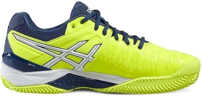 (Women) ASICS Gel-Resolution 6 Clay 'Yellow Blue' E503Y-0701 Order (Women) ASICS Gel-Resolution 6 Clay 'Yellow Blue' E503Y-0701