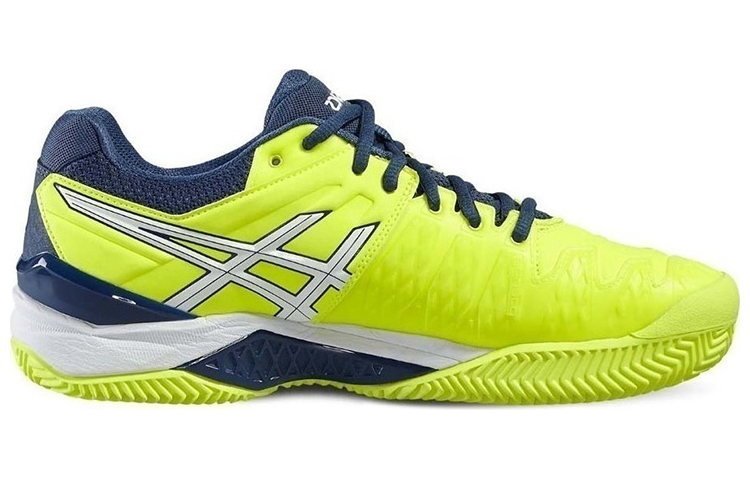 Order (Women) ASICS Gel-Resolution 6 Clay 'Yellow Blue' E503Y-0701