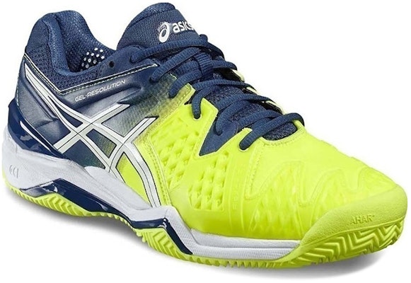(Women) ASICS Gel-Resolution 6 Clay 'Yellow Blue' E503Y-0701 Lookbook (Women) ASICS Gel-Resolution 6 Clay 'Yellow Blue' E503Y-0701