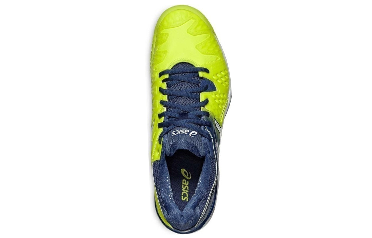 Shop (Women) ASICS Gel-Resolution 6 Clay 'Yellow Blue' E503Y-0701