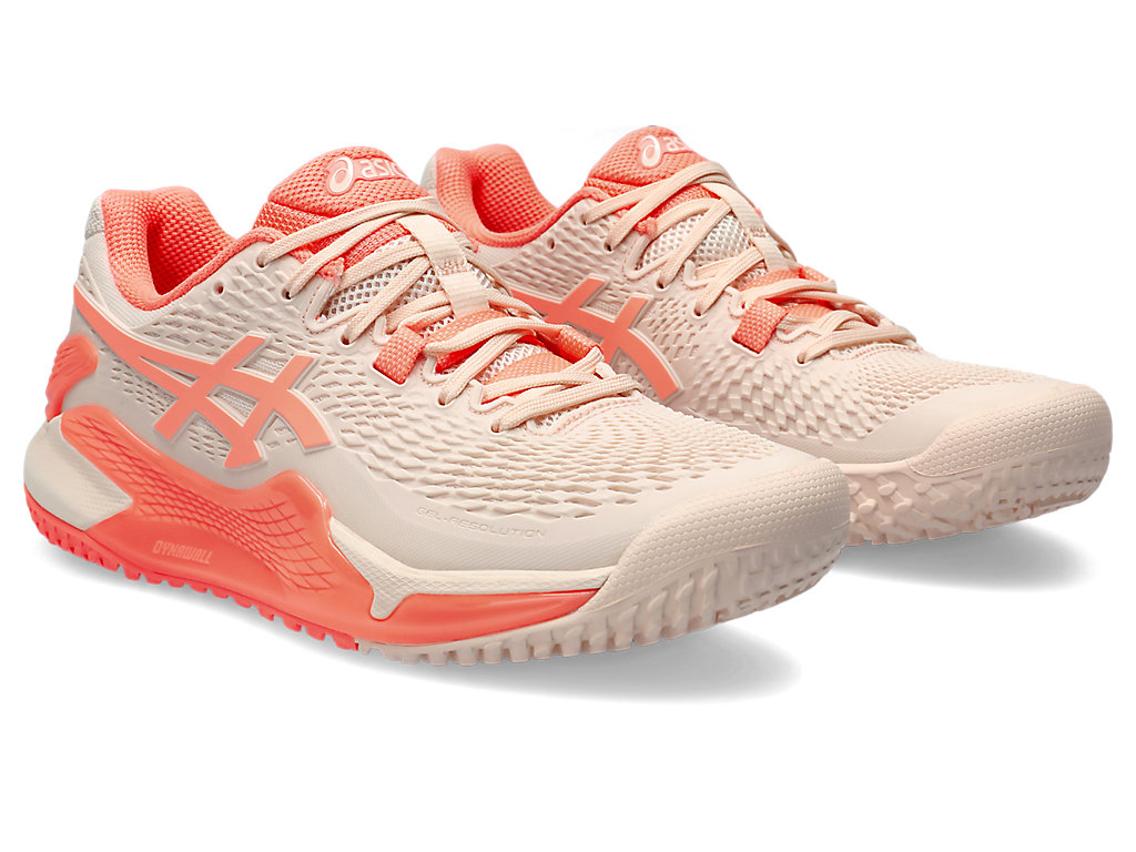 Order (W) ASICS Gel-Resolution 9 'Pearl Pink Sun Coral' Wanita 1042A225-700
