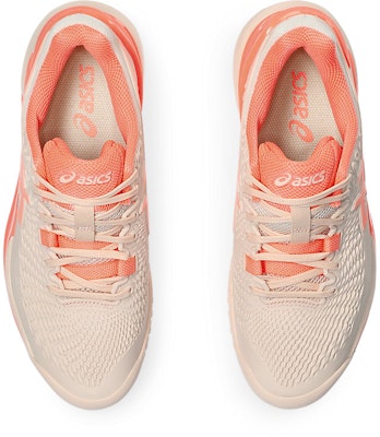 (W) ASICS Gel-Resolution 9 'Pearl Pink Sun Coral' Wanita 1042A225-700 Details for (W) ASICS Gel-Resolution 9 'Pearl Pink Sun Coral' Wanita 1042A225-700
