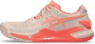 Cheap (W) ASICS Gel-Resolution 9 'Pearl Pink Sun Coral' Wanita 1042A225-700