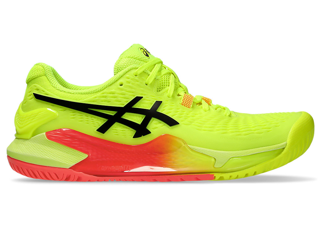 (Women) ASICS Gel-Resolution 9 Paris 'Safety Yellow Black' 1042A274-750