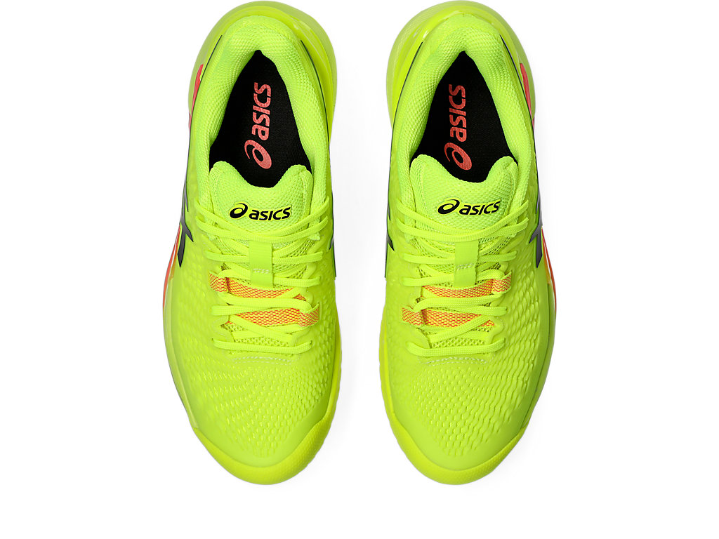 Sizing (W) ASICS Gel-Resolution 9 Paris ''Giallo Safety Nero'' 1042A274-750