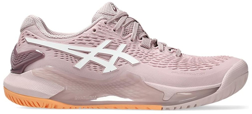 (W) ASICS Gel-Resolution 9 Sneakers 'Watershed Rose Putih' 1042A208-701 Order (W) ASICS Gel-Resolution 9 Sneakers 'Watershed Rose Putih' 1042A208-701