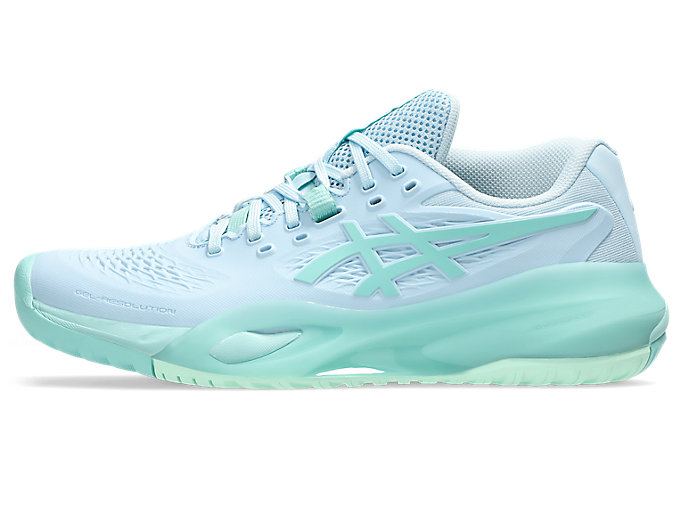 (Women) ASICS GEL-RESOLUTION X (All Court) Light Blue/Oasis Green 1042A279-402