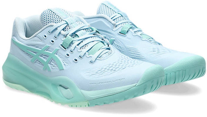 (W) ASICS GEL-RESOLUTION X 全能網球鞋 淺藍/綠松綠 1042A279-402 Order (W) ASICS GEL-RESOLUTION X 全能網球鞋 淺藍/綠松綠 1042A279-402
